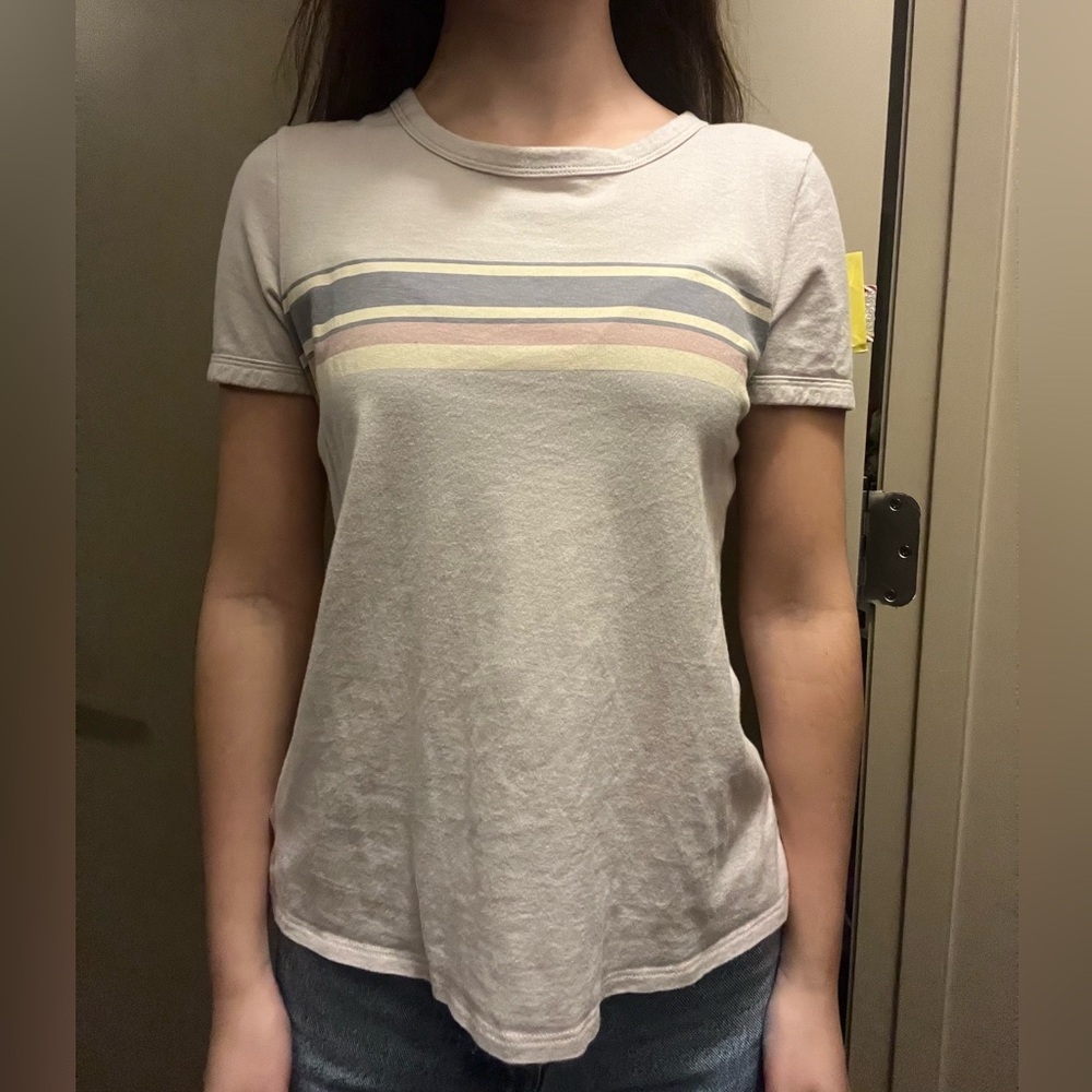 American Eagle pastel purple top size XS